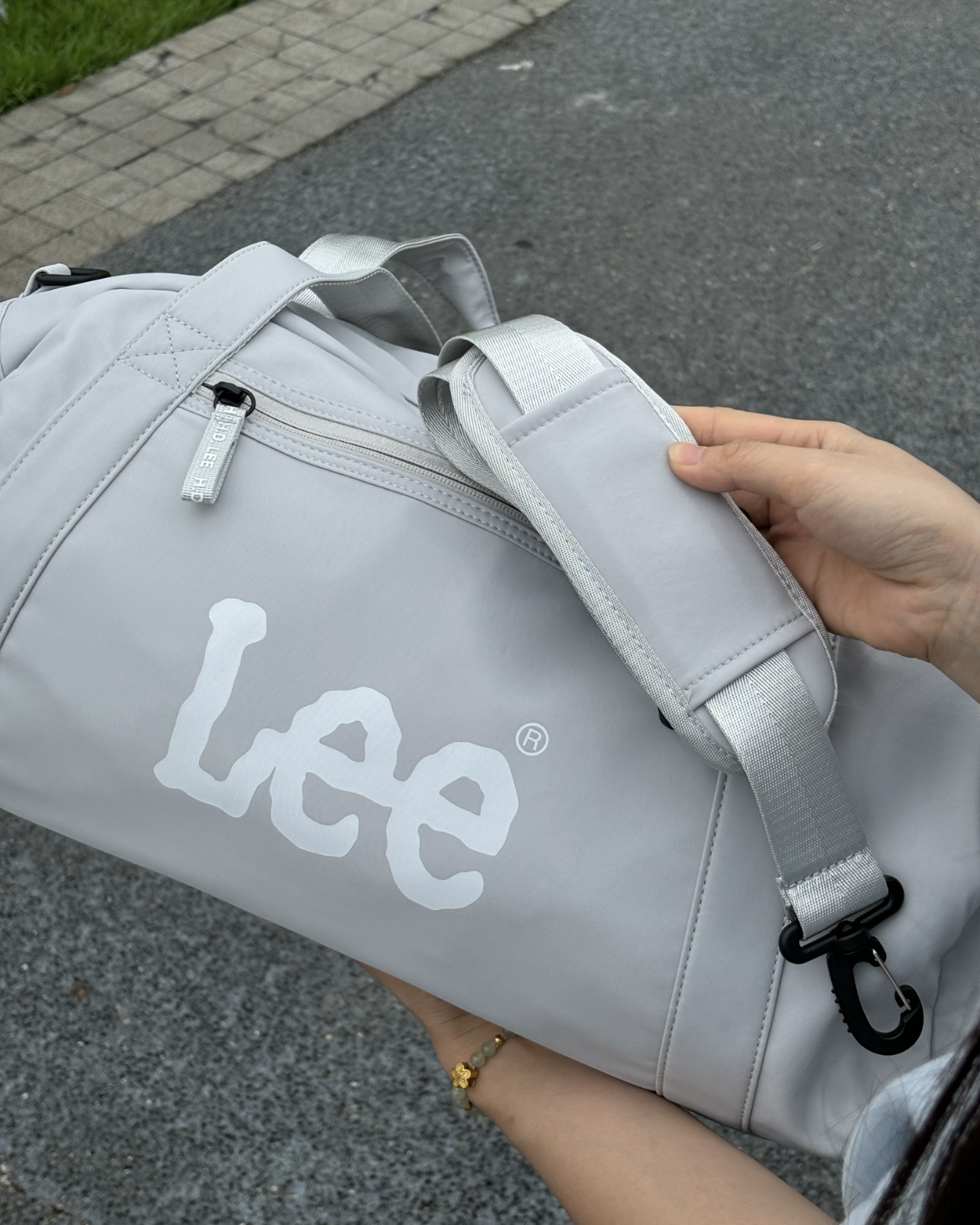 Lee 韓風大容量行李袋 登機包 健身包 多夾層收納 肩背 手提 共4色