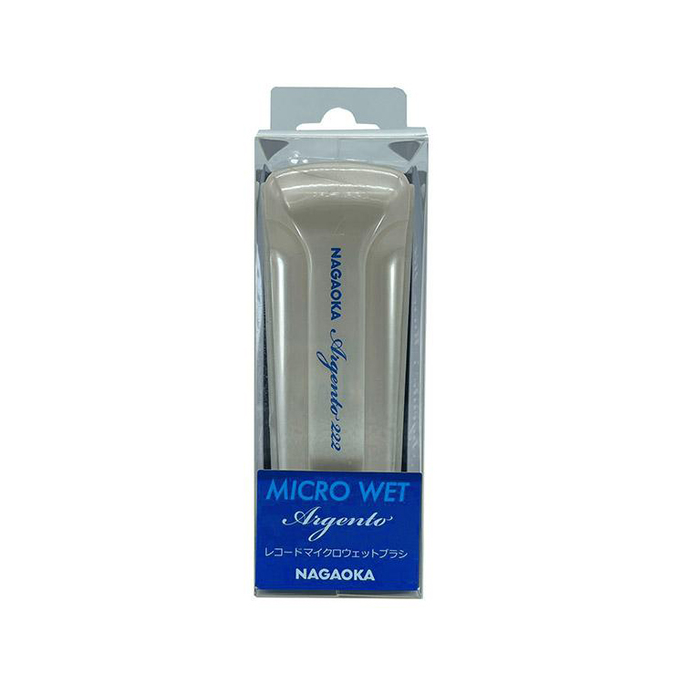 【現貨】日本 NAGAOKA 黑膠唱片超細毛刷 濕洗專用 Argento WET WCL222