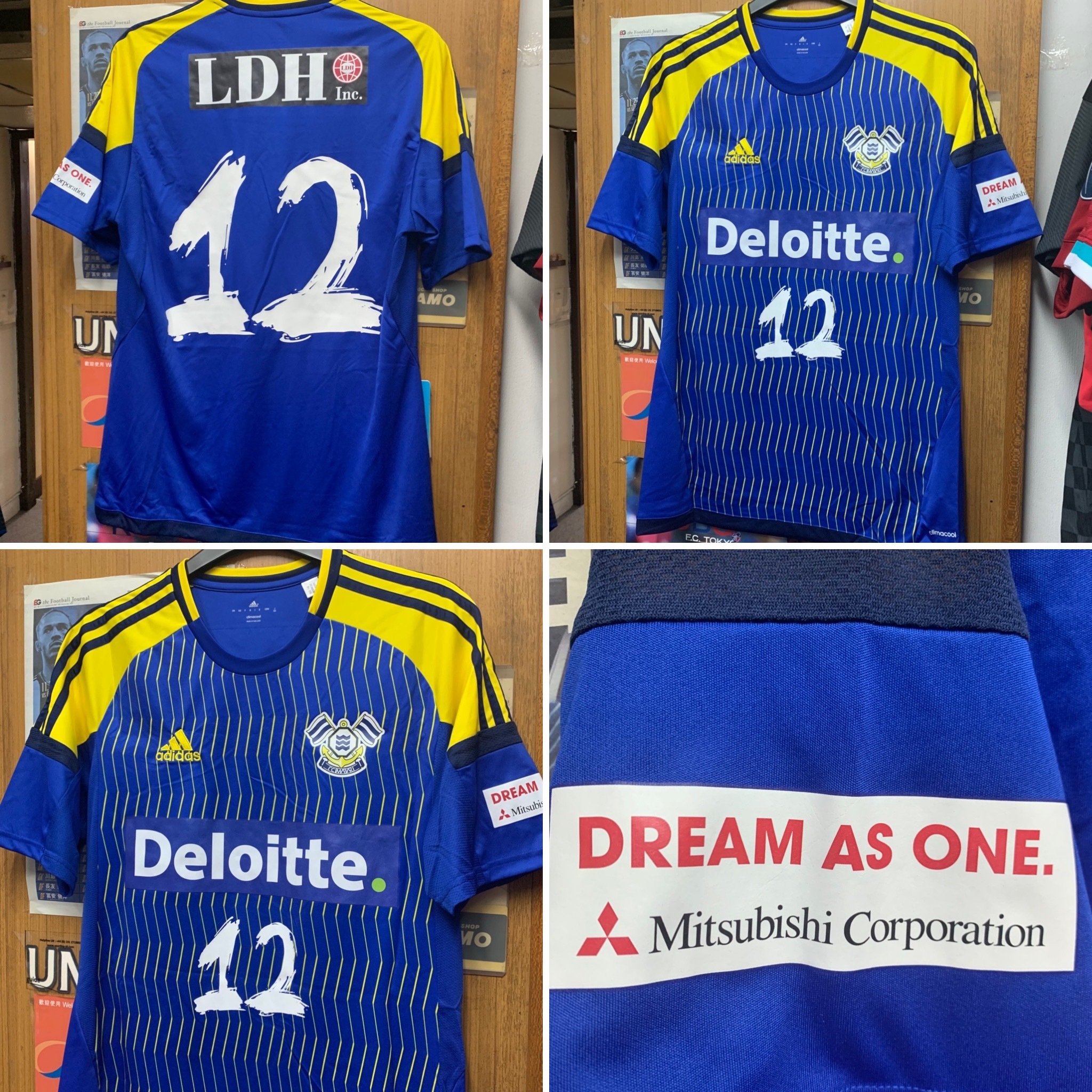 2019 FC Imabari Home Shirt with 12 [Used, XO 90% New]