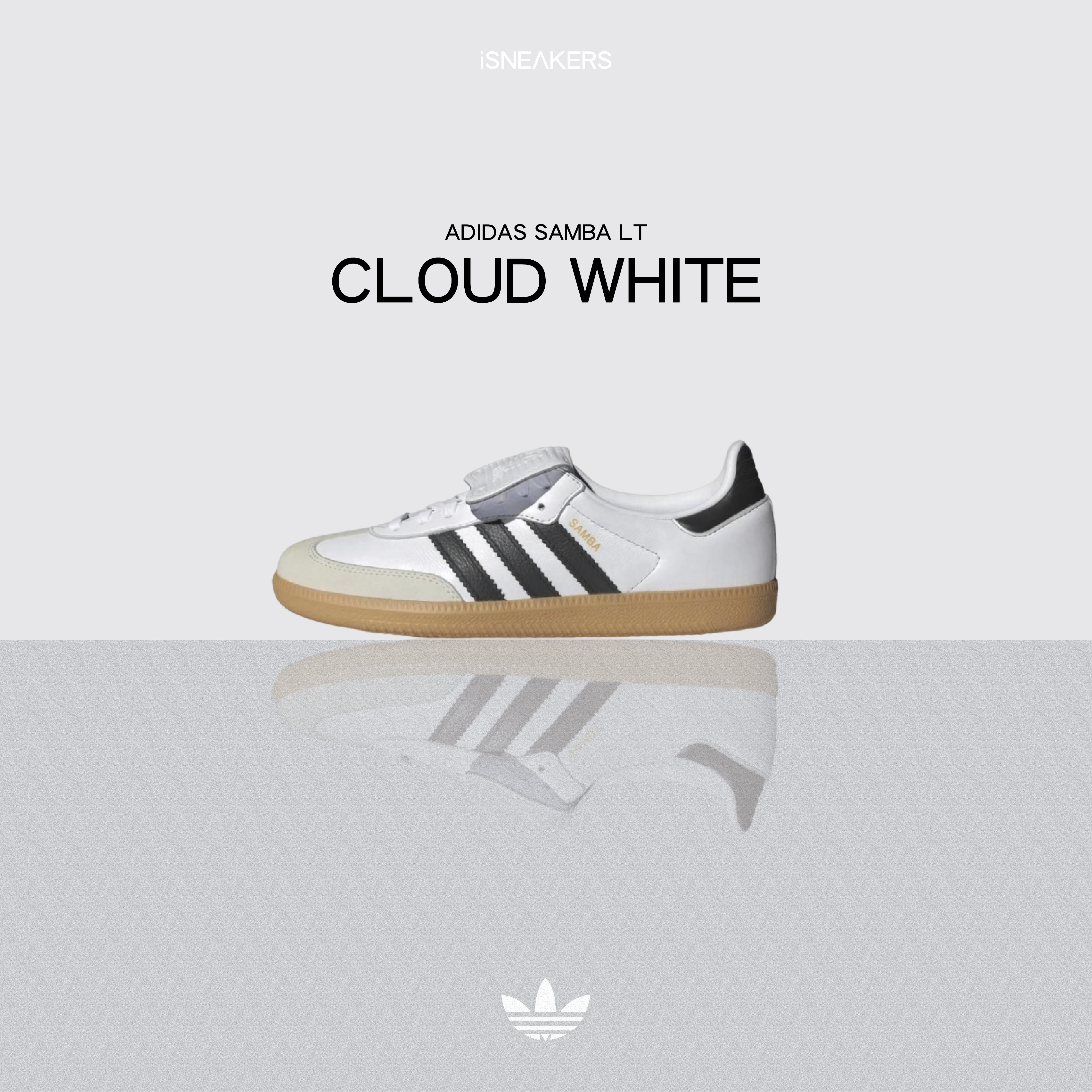 iSNEAKERS | Adidas Samba LT "Cloud White" 翻蓋白 IG4279
