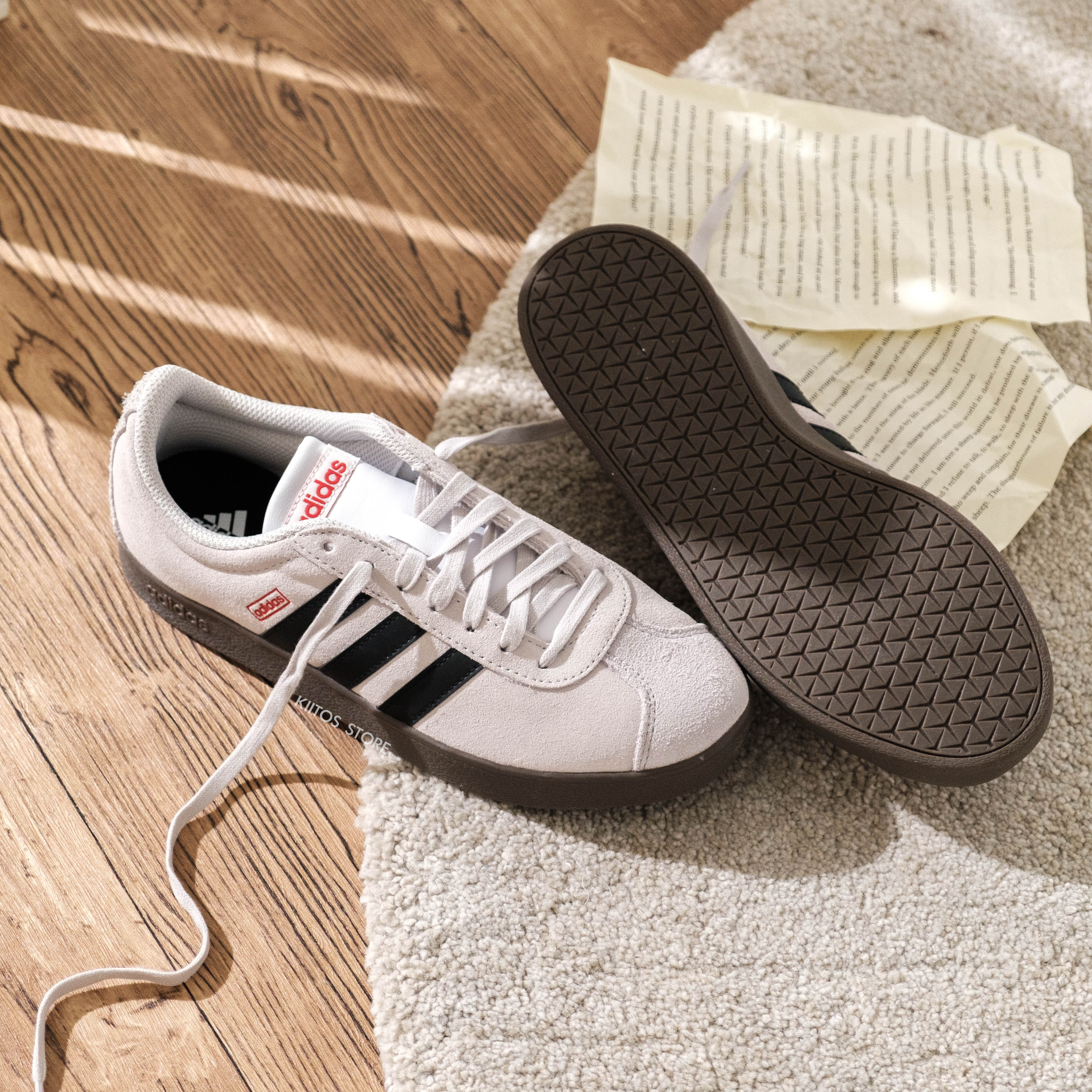 【現貨】 Adidas Neo VL Court 2.0 紅標 黎明檀木 麂皮 德訓鞋 Js3003