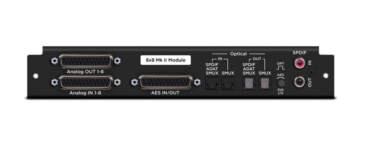 Apogee 8x8 Mic Preamp + AES/Optical I/O Symphony I/O Module