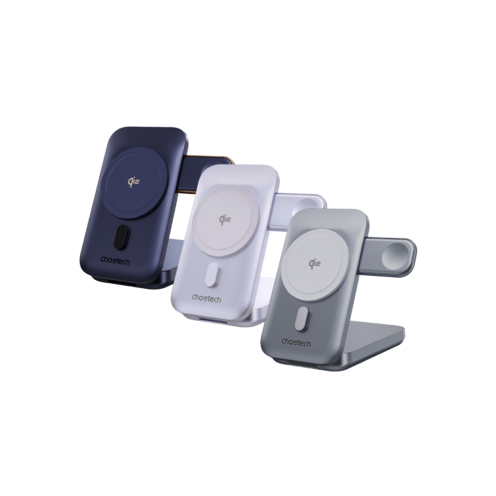 Choetech B750 Qi2 磁吸支架三合一行動電源10000mAh｜WitsPer智選家