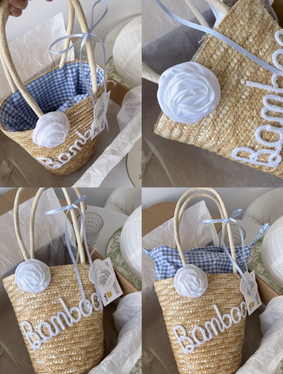 𝐊𝐫.𝐈𝐀𝐌 x 𝐓𝐡𝐚𝐢𝐥𝐚𝐧𝐝 𝐇𝐚𝐧𝐝𝐦𝐚𝐝𝐞 韓系麥草繡字草編織袋