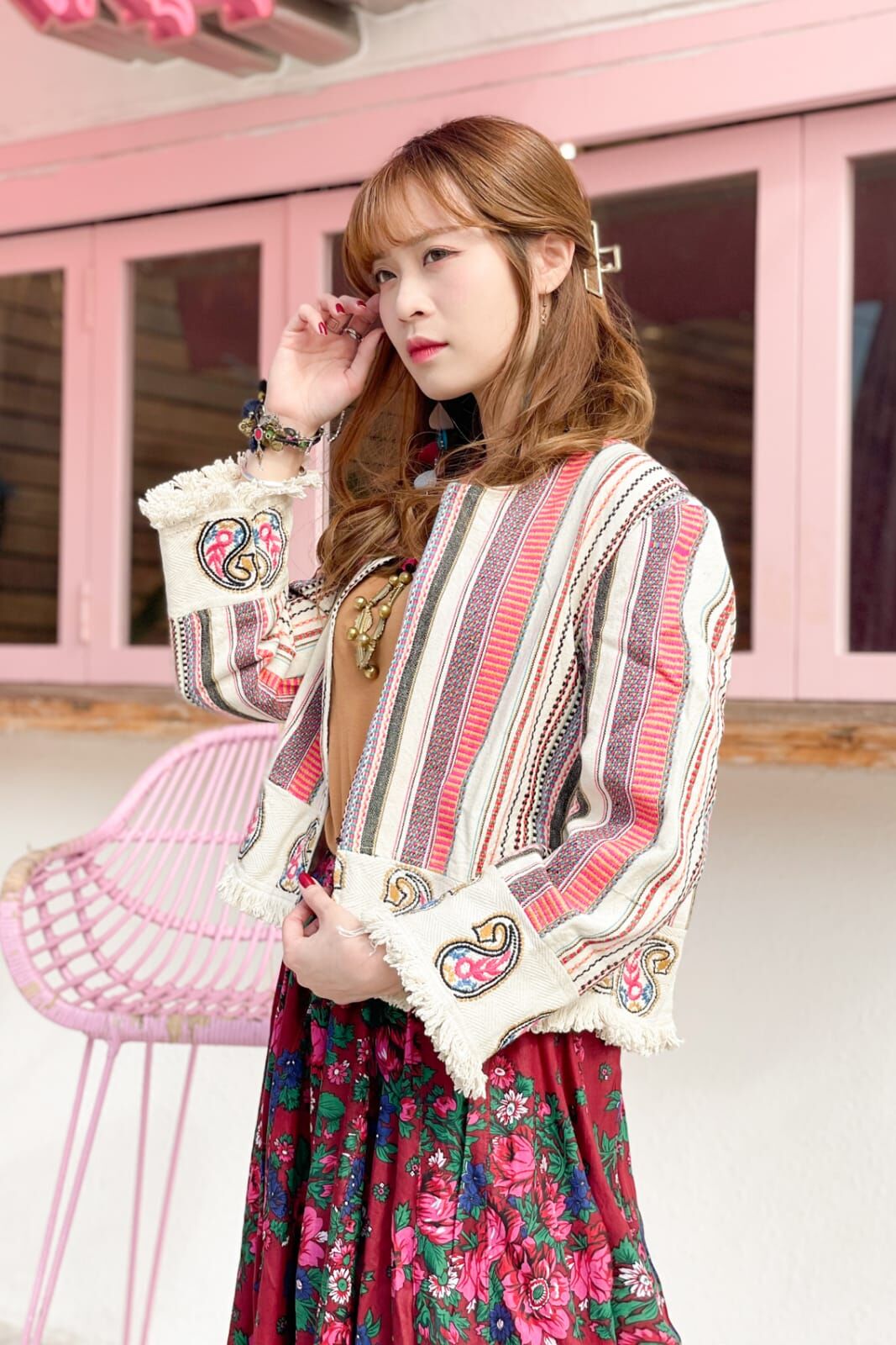 Macrame 刺繡外套 - MACJK02