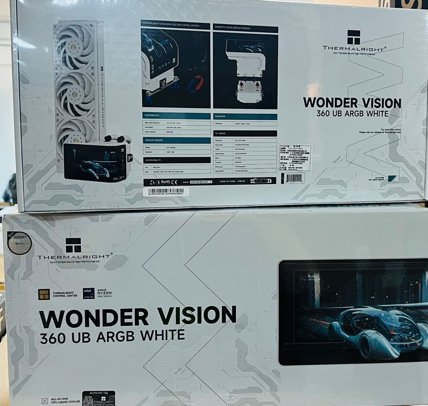 Thermalright Wonder Vision 360 UB ARGB-白色 水冷散熱器