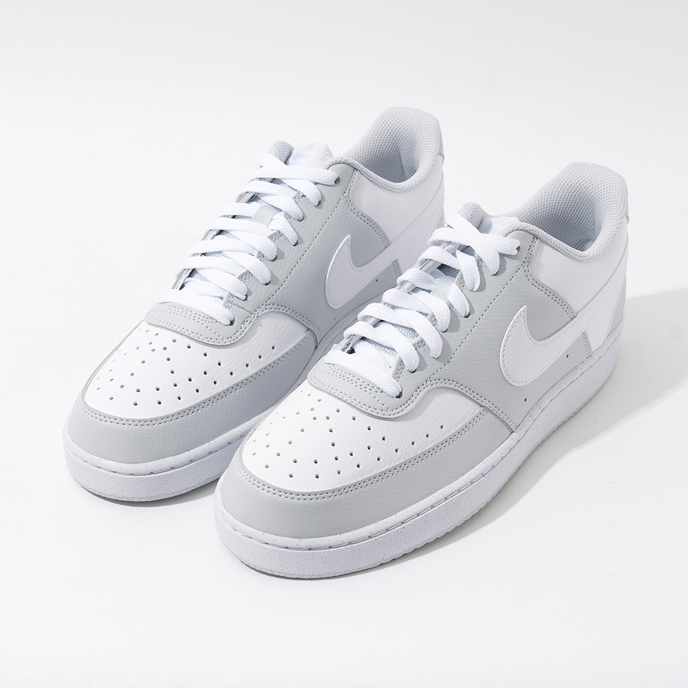 Nike Court Vision 男 灰白 皮革 休閒 基本款 低筒 復古 穿搭 運動 休閒鞋 HM9862-002