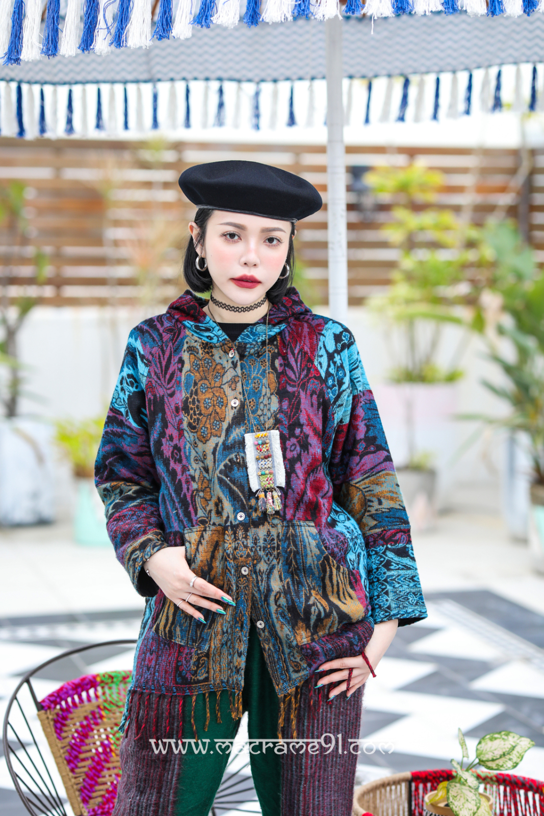 MACRAME 羊毛外套 - M0602HS (0103)