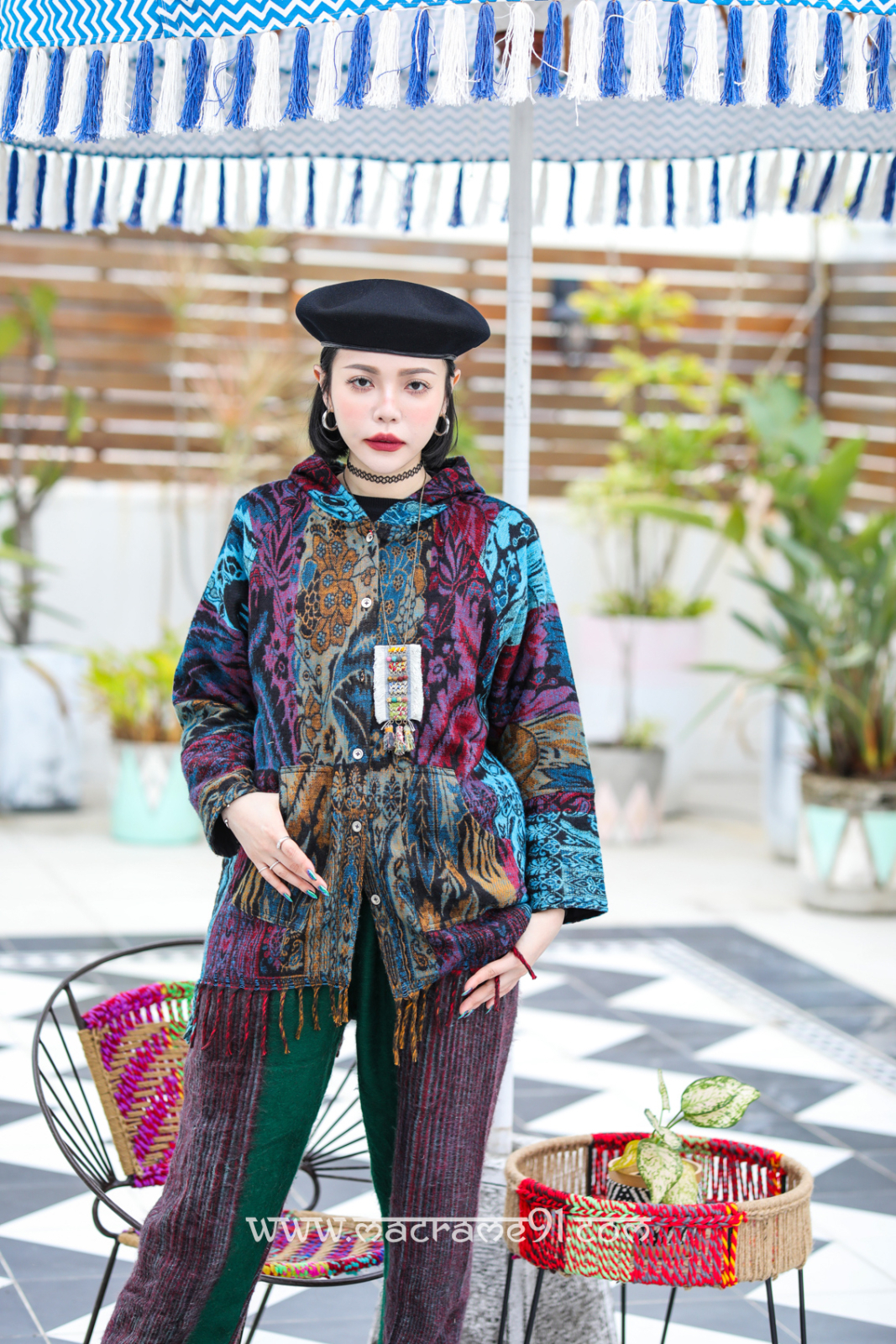 MACRAME 羊毛外套 - M0602HS (0103)