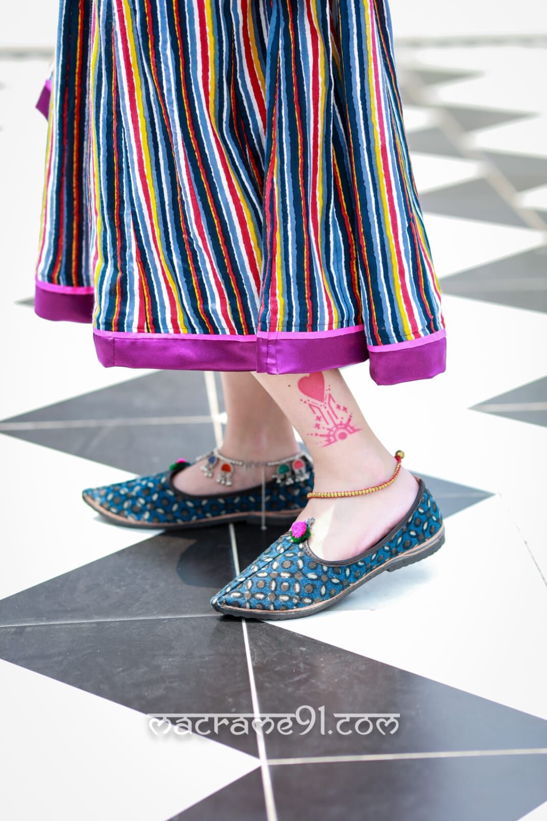 流蘇駱駝皮尖頭鞋 - MBS0014 (0515)