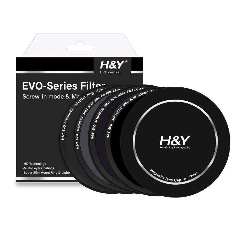 H&Y HD EVO系列 磁吸減光鏡套組 ND8/ND64/ND1000