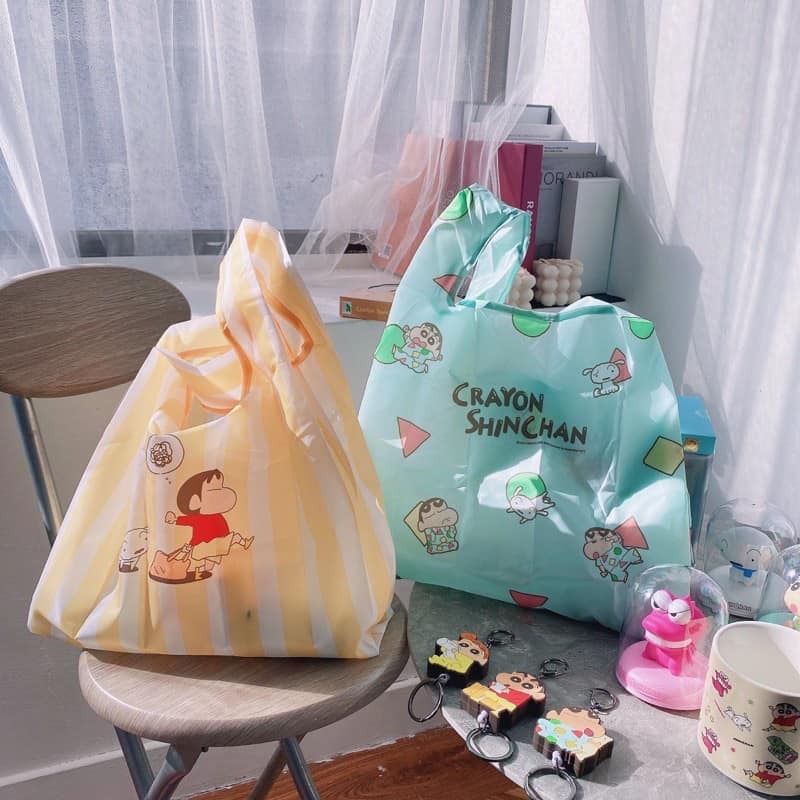 (現貨) 蠟筆小新 環保折疊收納袋 購物袋
