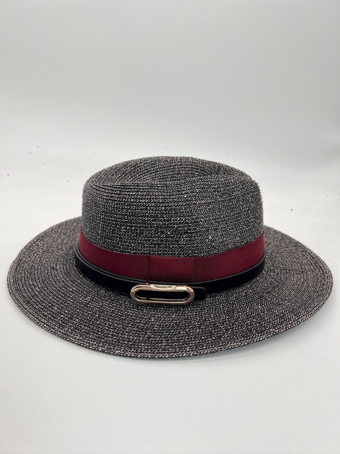 文藝復古寬沿帽