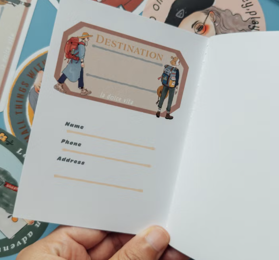 甜蜜生活｜護照尺寸筆記本（多款可選）