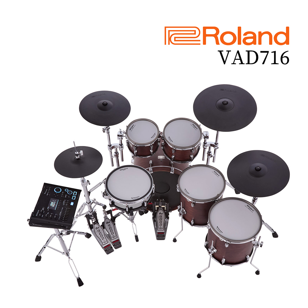 ROLAND VAD716 電子鼓 附鼓棒/鼓椅/鼓毯 保固兩年