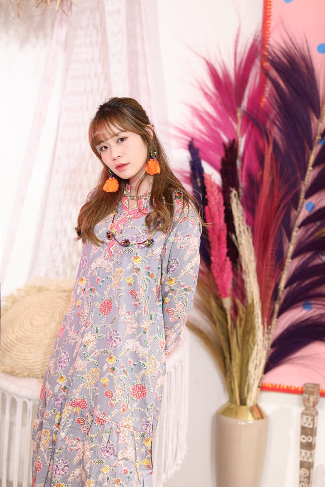 Macrame 連身裙套裝 - MACS0005 (M2550C) - Grey