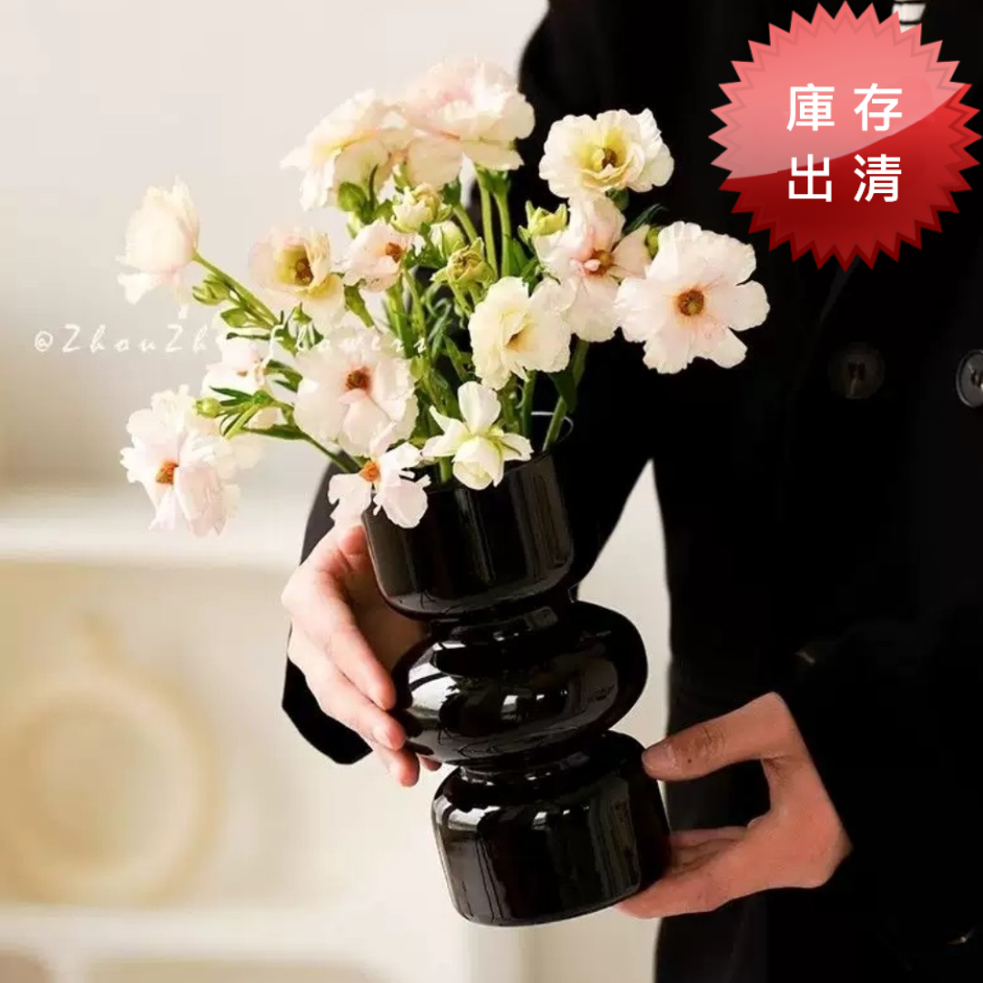 輕奢風玻璃花瓶(出清款)