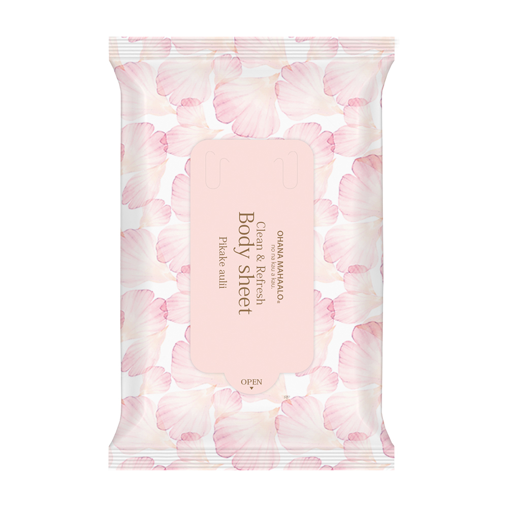 OHANA MAHAALO 愛戀茉莉 香冰爽膚濕巾(20入)