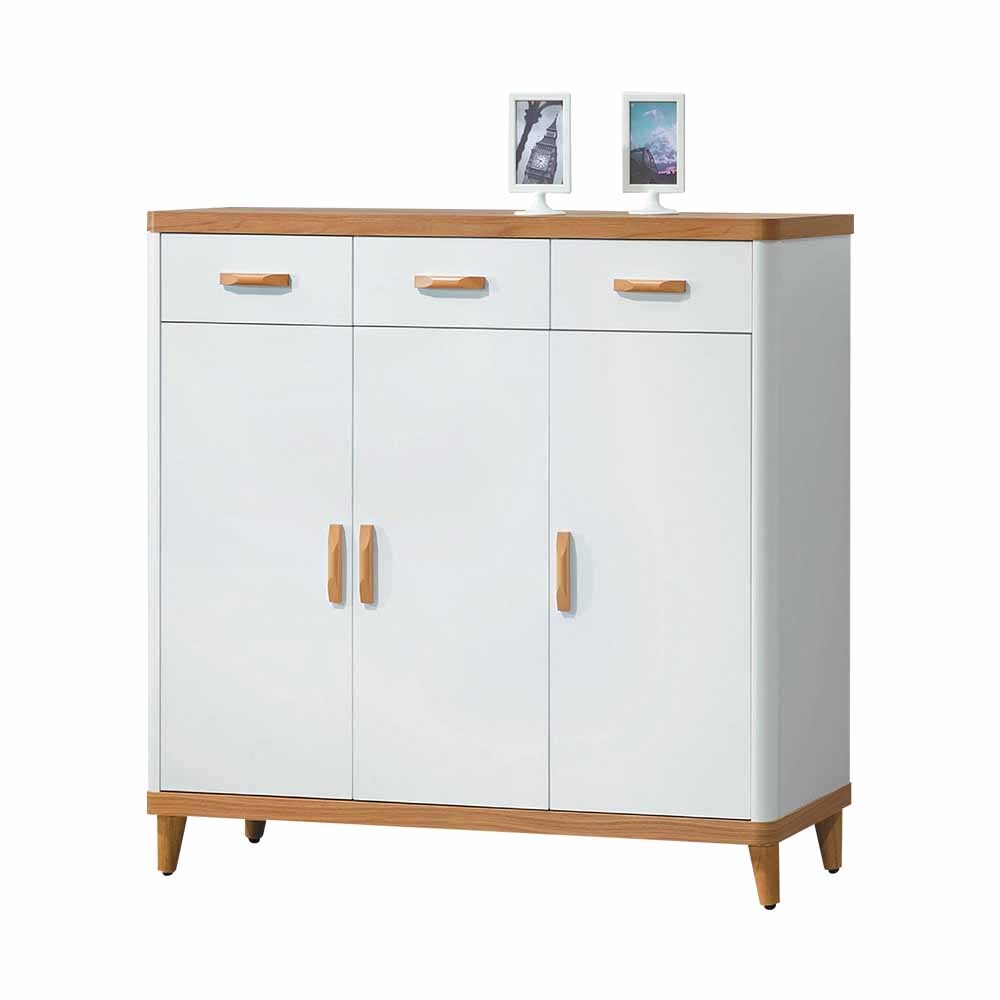 喬菲4尺三門三抽鞋櫃