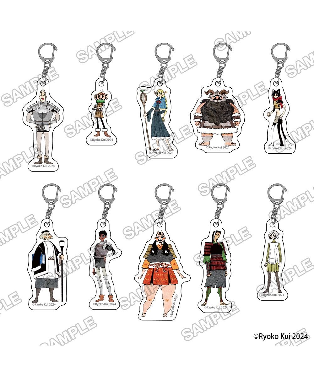 預購-《迷宮飯》壓克力吊飾收藏組 時髦插圖ver. BOX販售【日本進口精品】