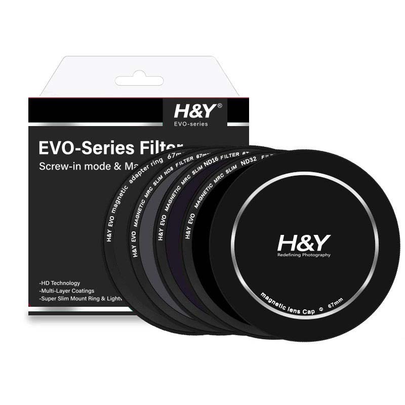 H&Y HD EVO系列 磁吸減光鏡套組 ND8/ND16/ND32