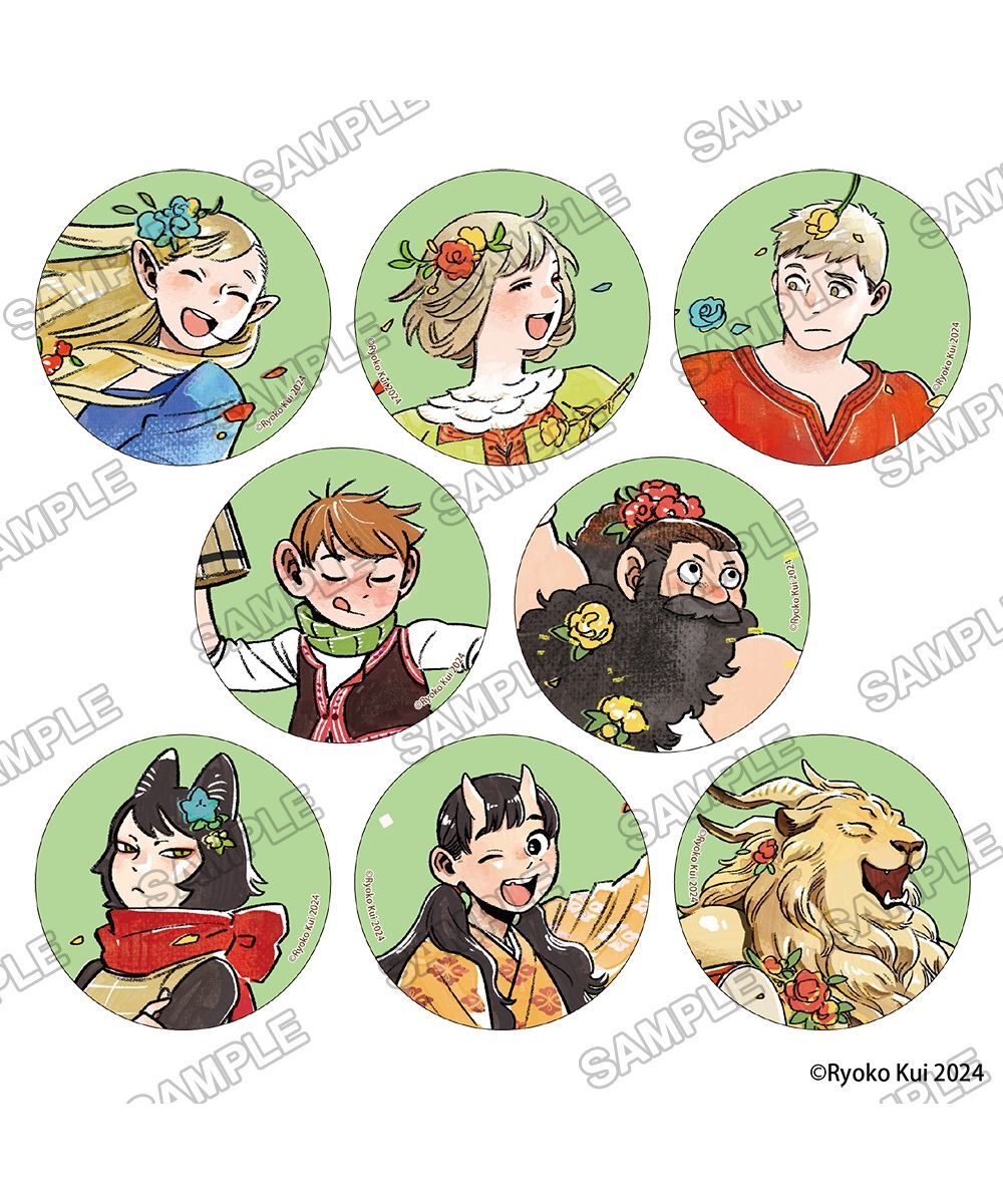 預購-《迷宮飯》 極光徽章收藏組 BOX販售【日本進口精品】