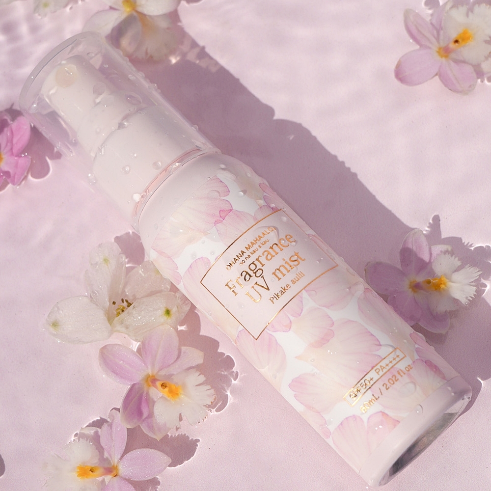 OHANA MAHAALO 愛戀茉莉 絲滑白雪防曬香霧60ml (盒損/無紙卡包裝)