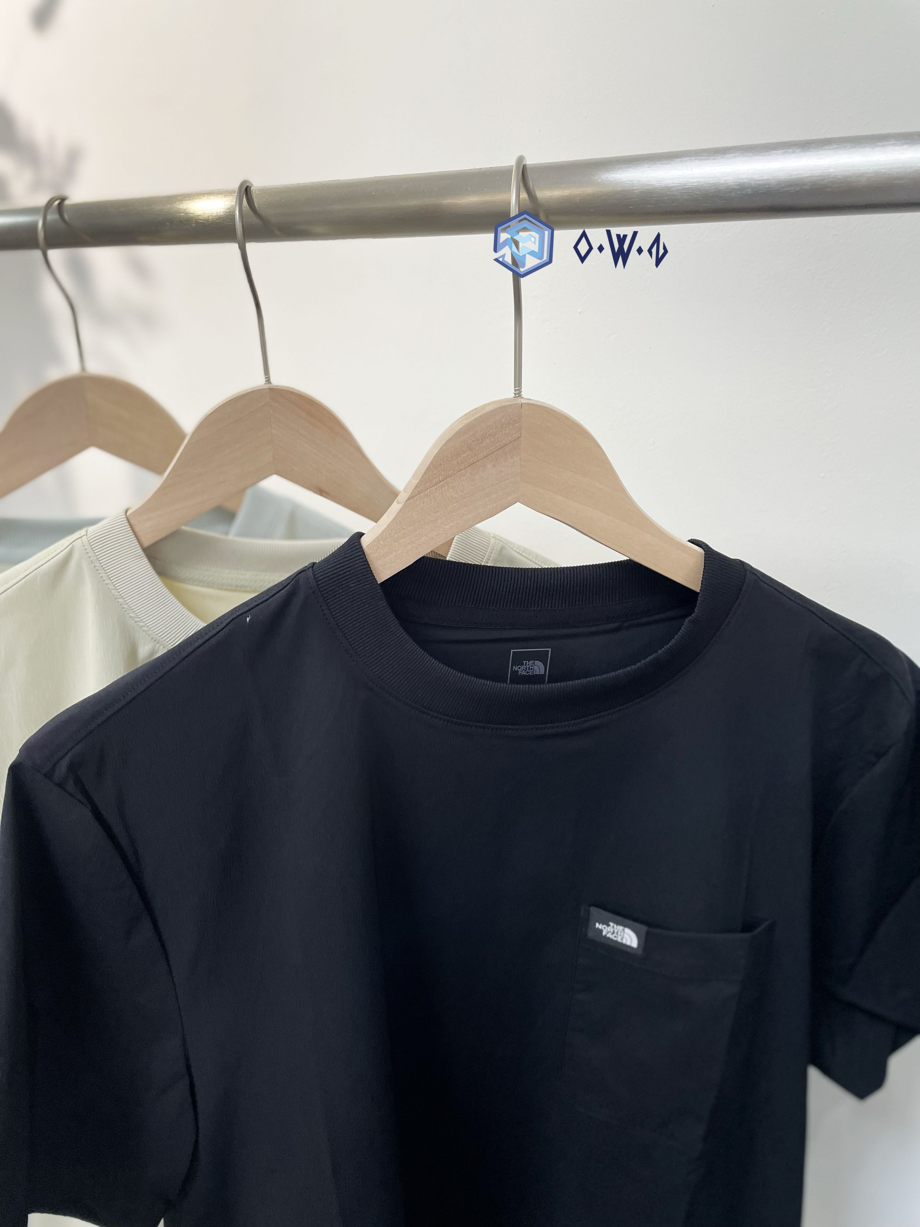 【OWN】The North Face 夏季 短袖 上衣 口袋 涼感 快乾 防水 不分男女 黑色 卡其 灰藍