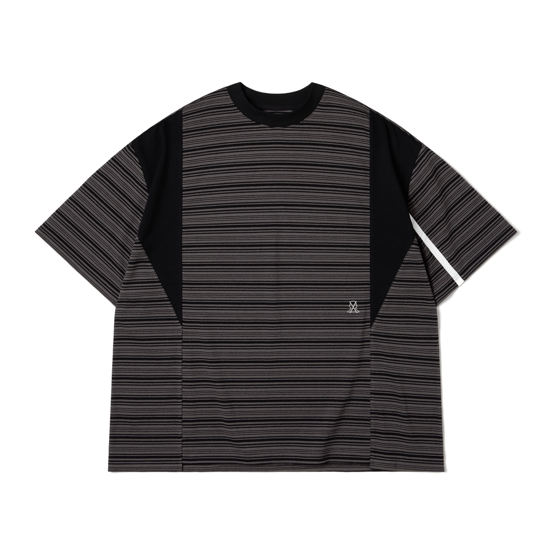 Wall of Sound - 6:33/“MALACHITE” Split Stripe Tee - D.Stripe