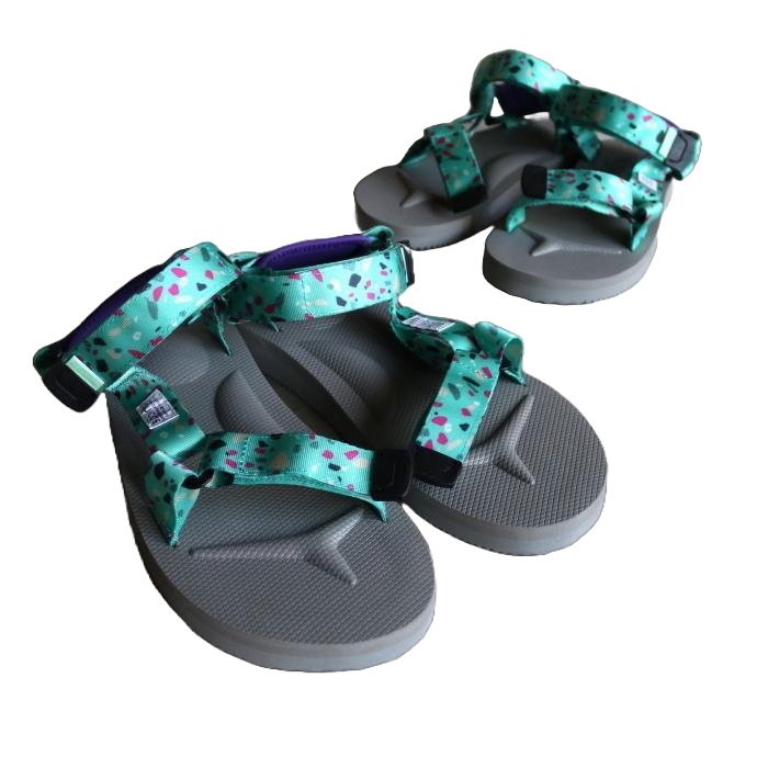 Suicoke OG-022cab-pt01 / DEPA-Cab-Pt01 涼鞋 綠松石色 x 灰色 (0620)