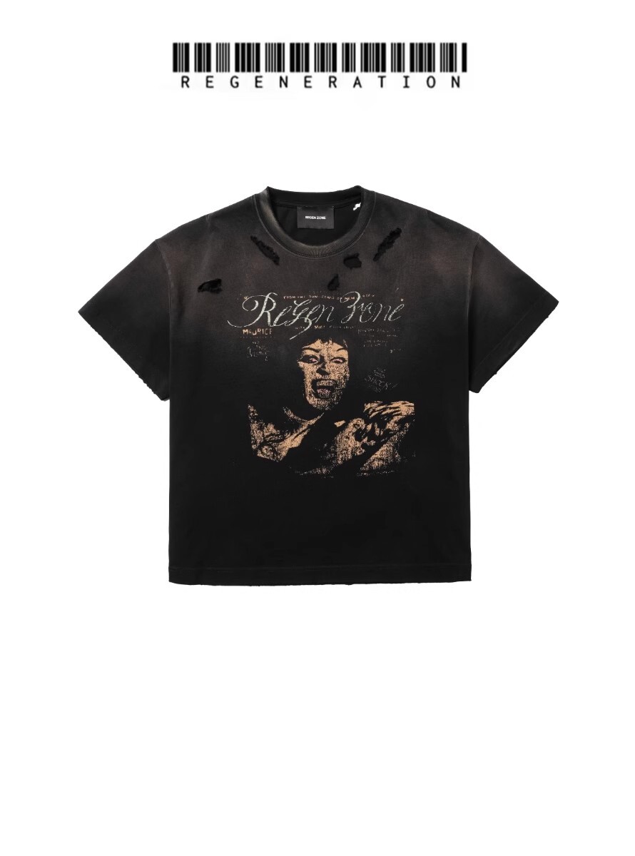 REGEN ZONE 25ss「RIOT」吸血鬼Vintage-Vampire Tee