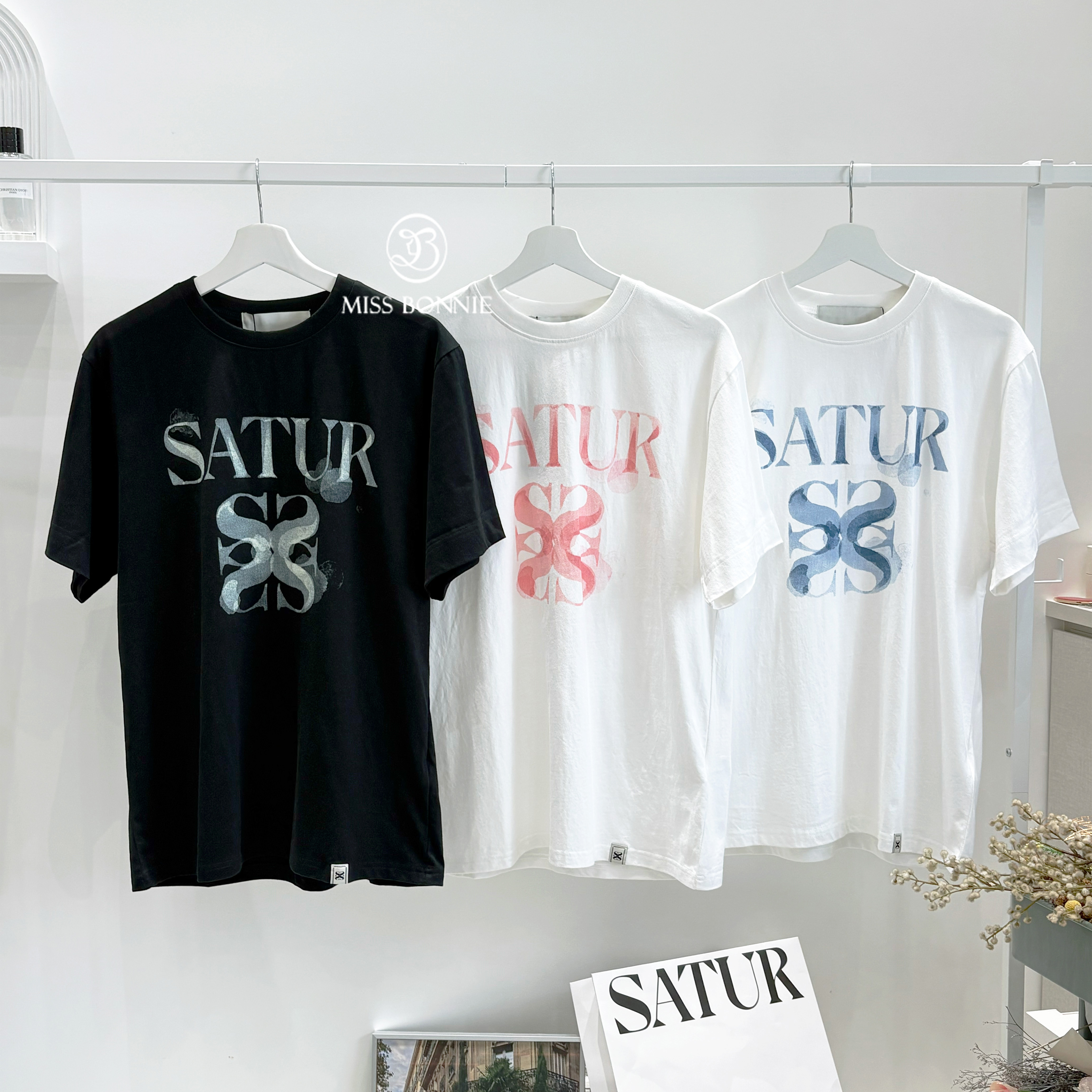 SATUR渲染Logo短袖T(共2色)