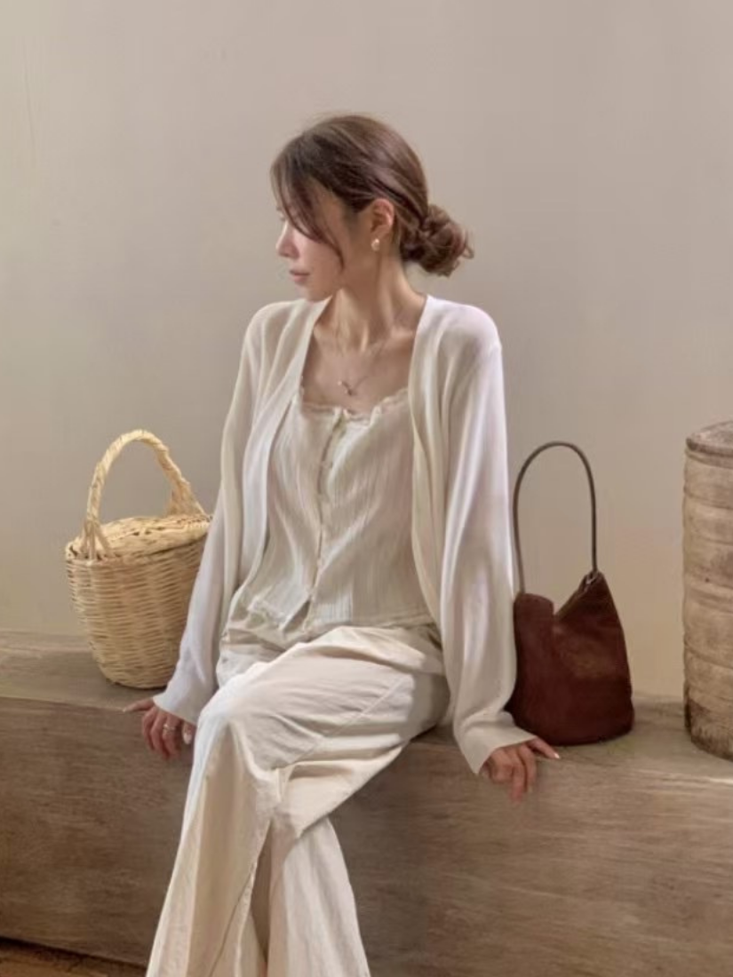 [現貨] Quinn 夏季針織開襟衫 [ 2色 / Free]