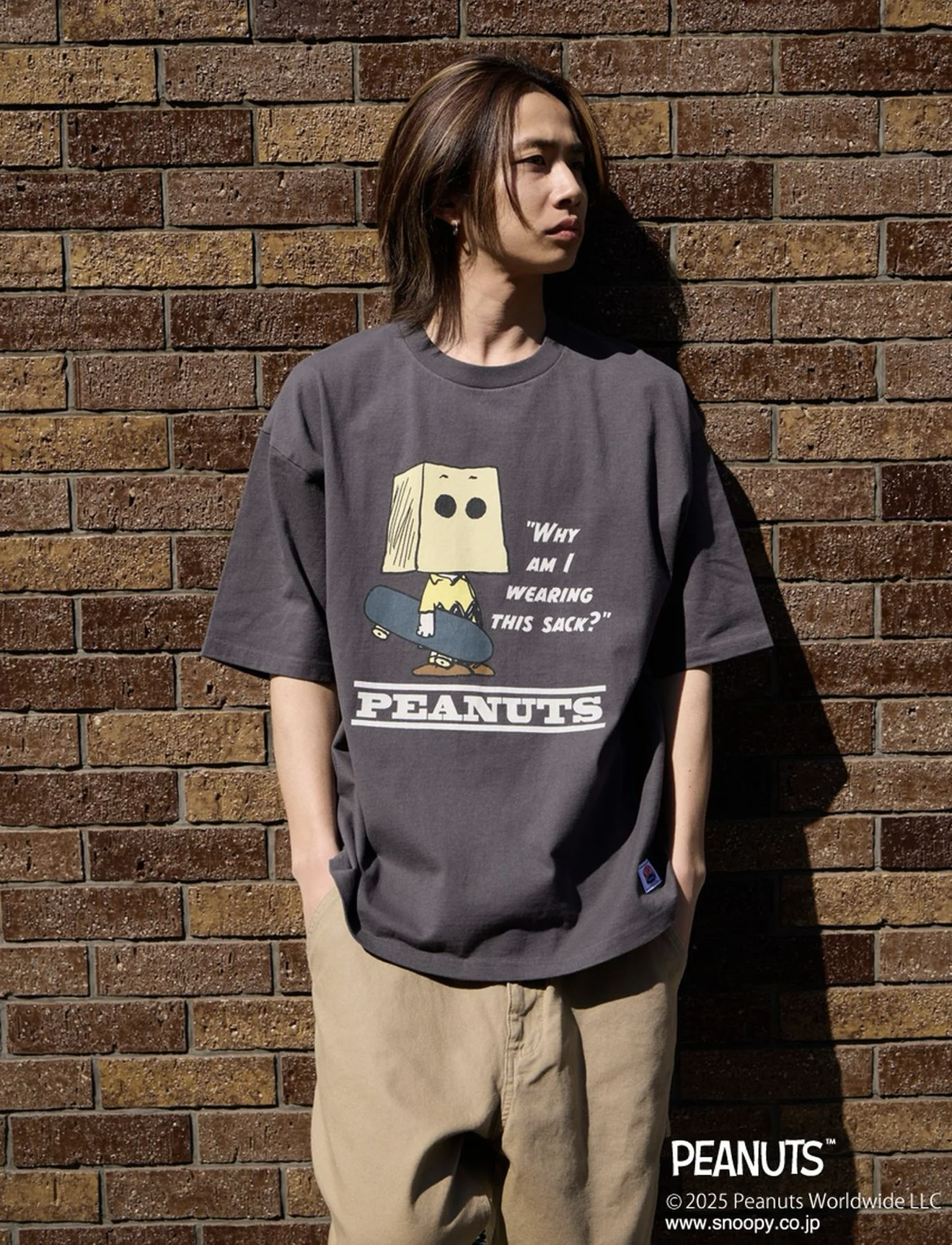 Peanuts x Nutmeg Tokyo Skateboarding Tee