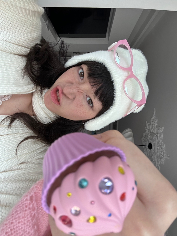 EMOSALAD 3D列印表情包亮鑽蛋糕戒指