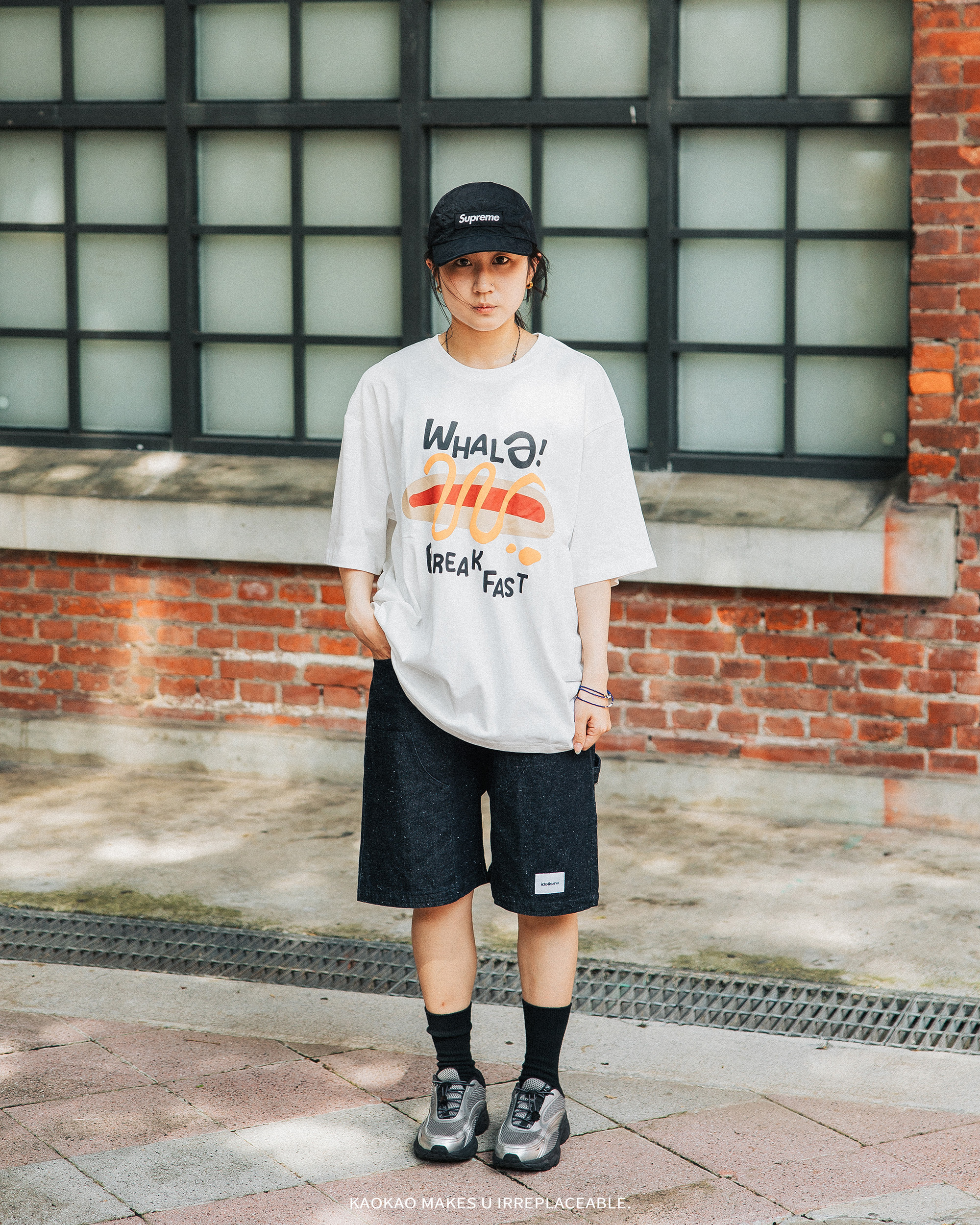 idealism IDE WHALe Hotdog Tee【ID25994】