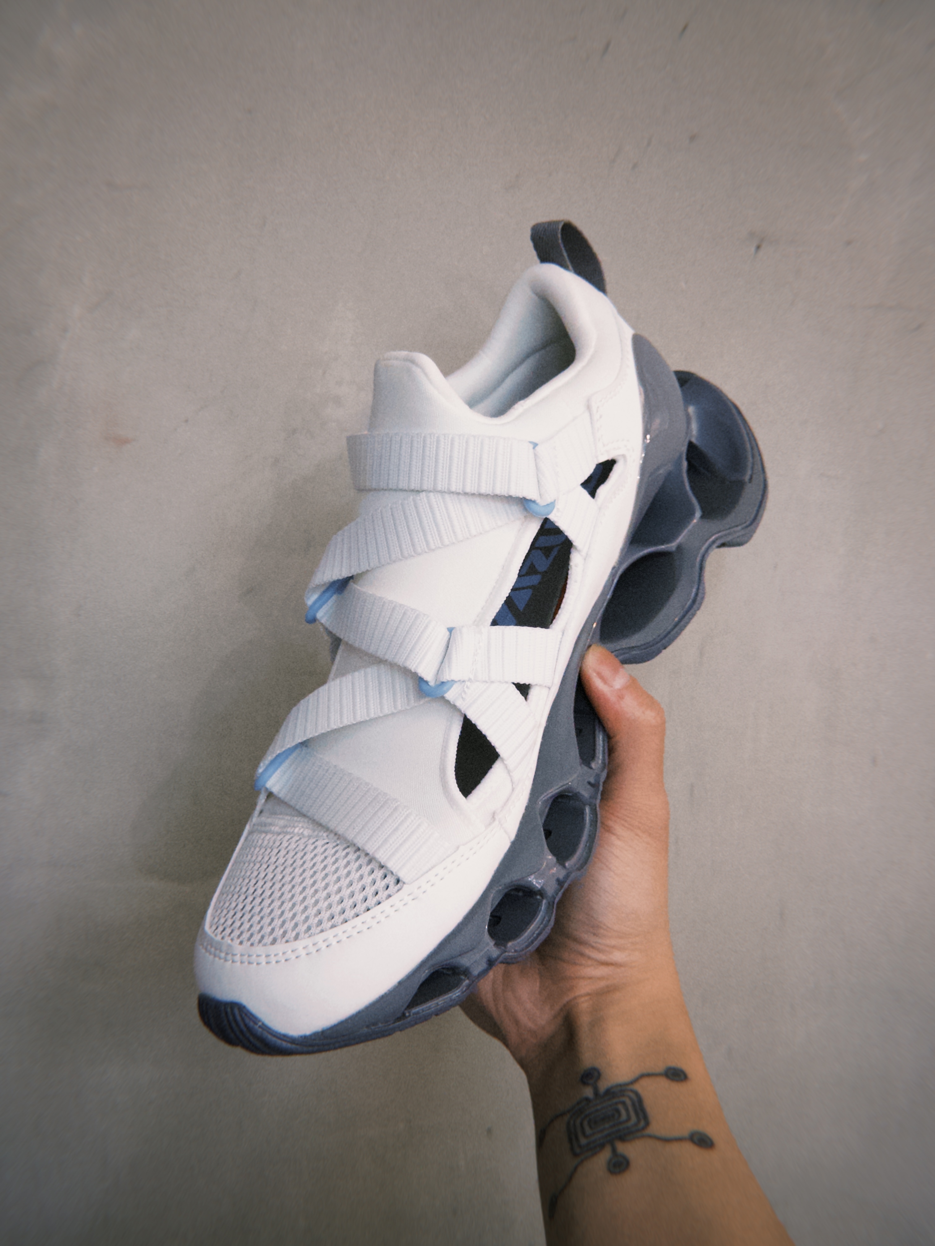 Mizuno Wave Prophecy Strap White Grey D1GA251952