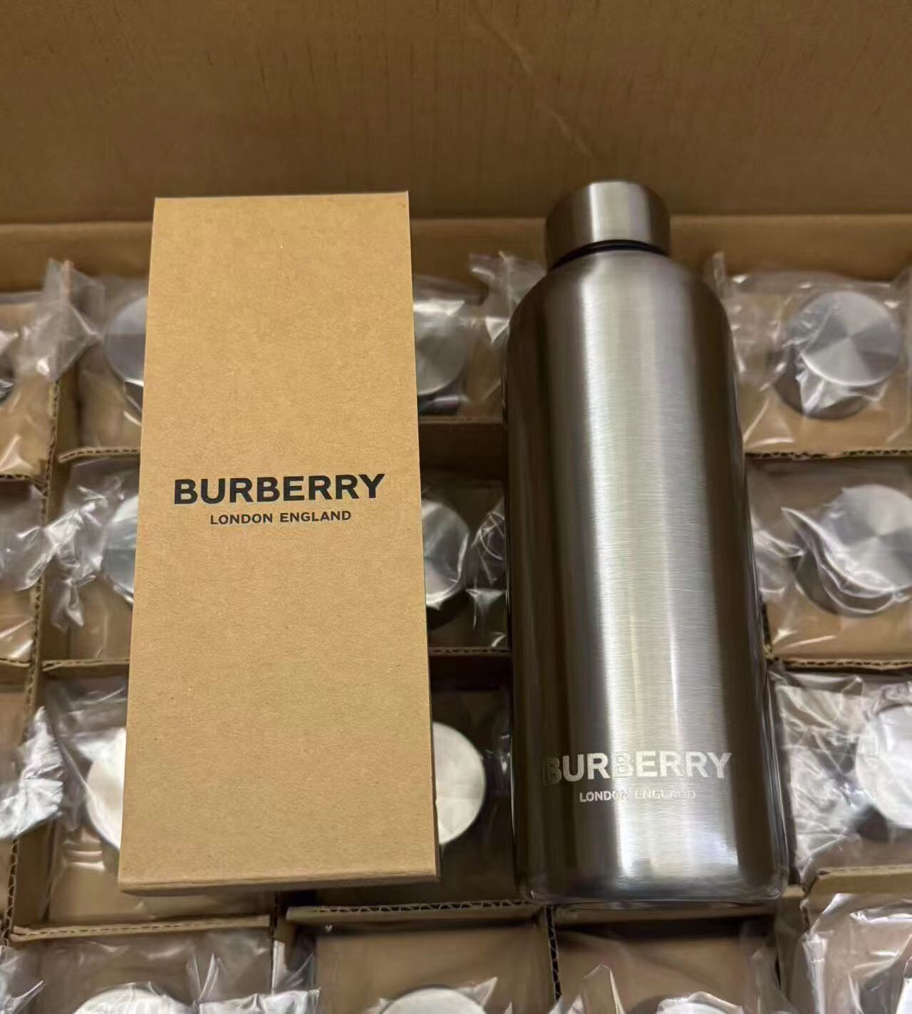 Burberry Beauty贈品不鏽鋼水杯600ml -M