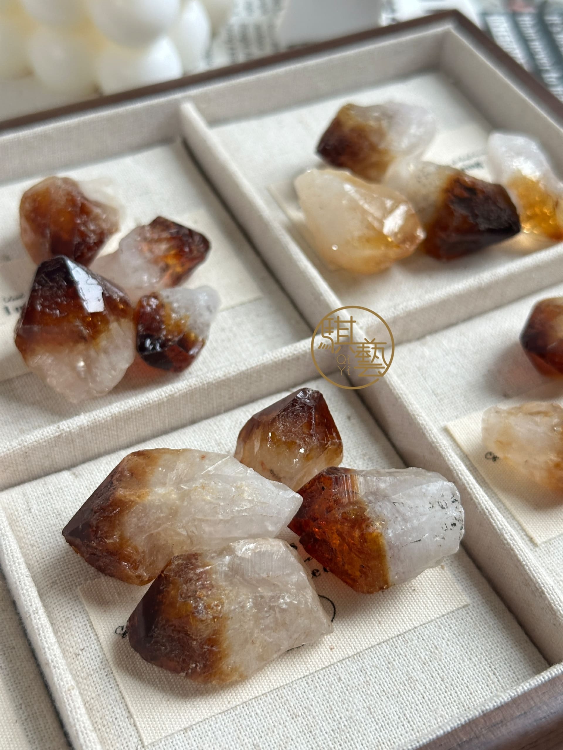 黃水晶小骨幹｜聚財招福的迷你能量柱