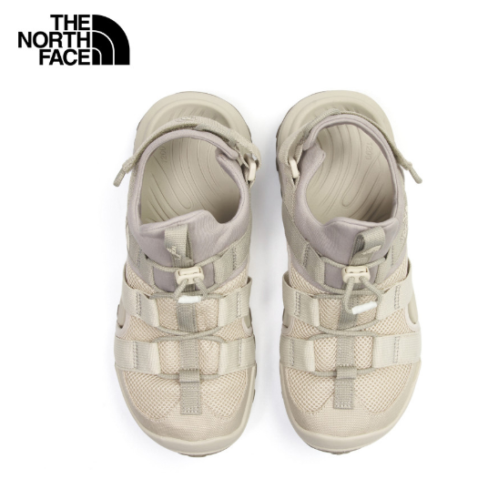 The North Face 北面 M EXPLORE CAMP SHANDAL 男款 米灰色 運動涼鞋 戶外休閒涼拖鞋 機能耐磨 防滑透氣 涼感鞋  JUN25