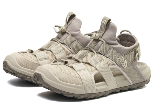 The North Face 北面 M EXPLORE CAMP SHANDAL 男款 米灰色 運動涼鞋 戶外休閒涼拖鞋 機能耐磨 防滑透氣 涼感鞋  JUN25