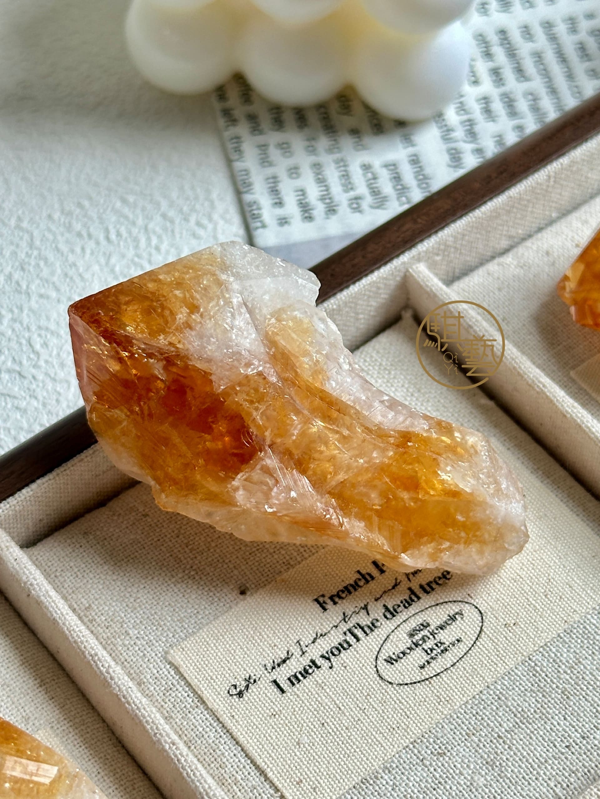 高品黃水晶大骨幹｜極致聚財能量柱・招財鎮店首選