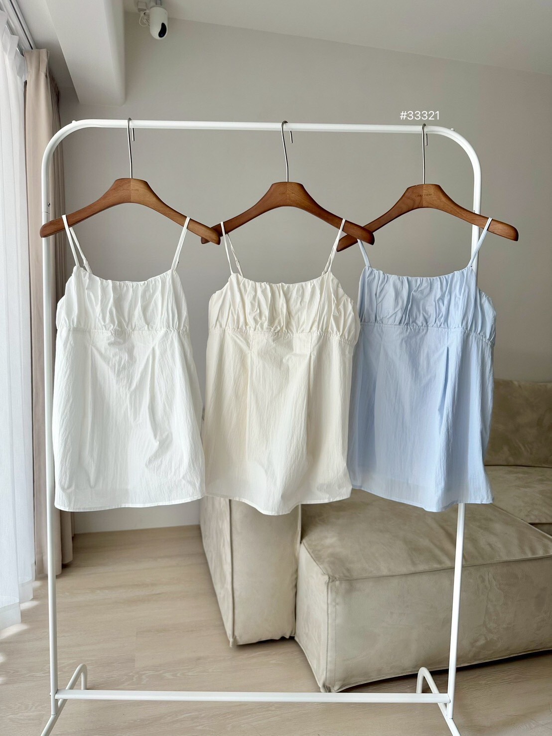 韓系打褶小洋裝 33321