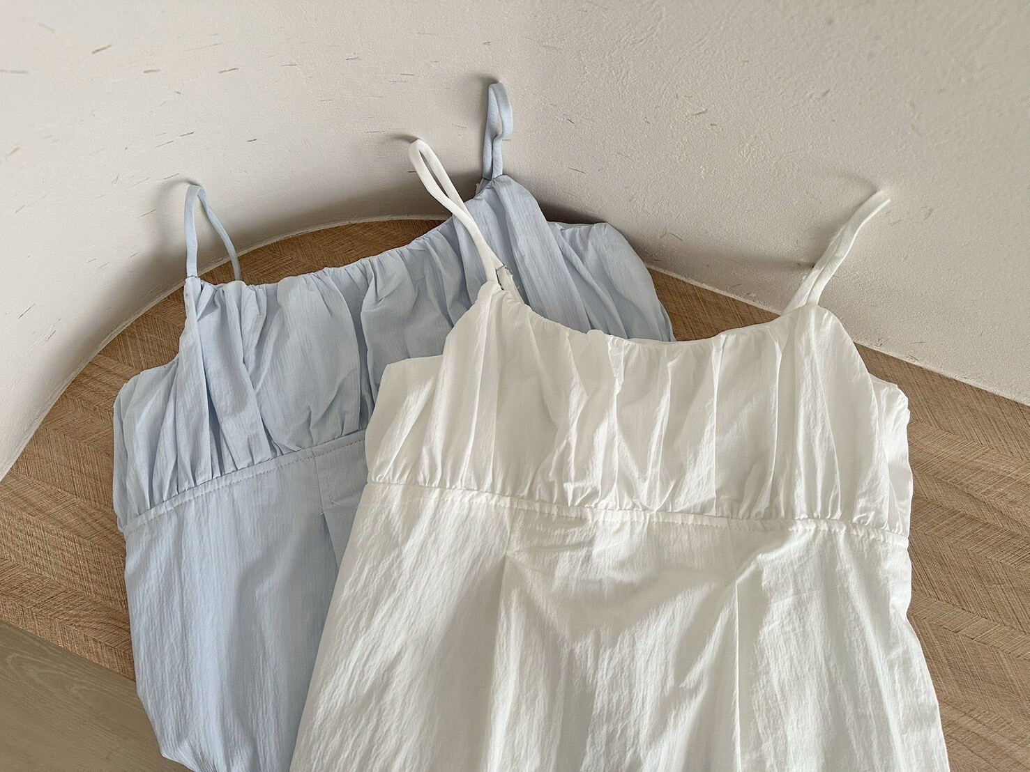 韓系打褶小洋裝 33321