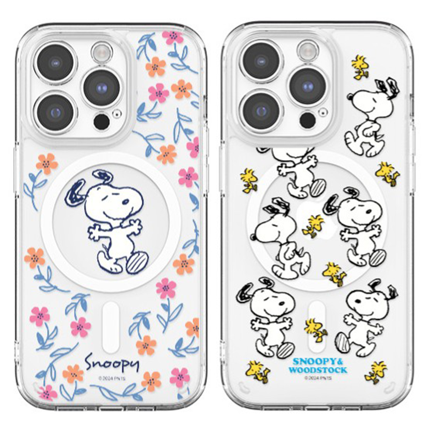 Snoopy - Magsafe Clear Hard Case - 氣墊防撞磁吸充電透明手機保護硬殼 TY