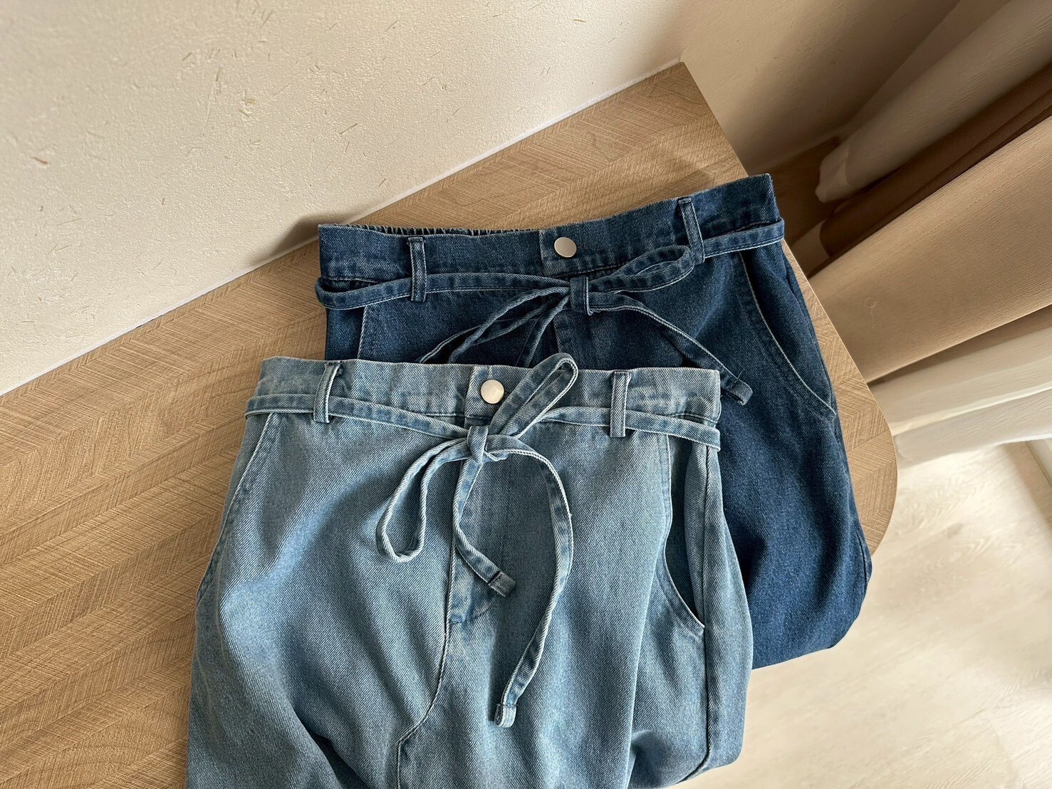 後衩牛仔長裙 735