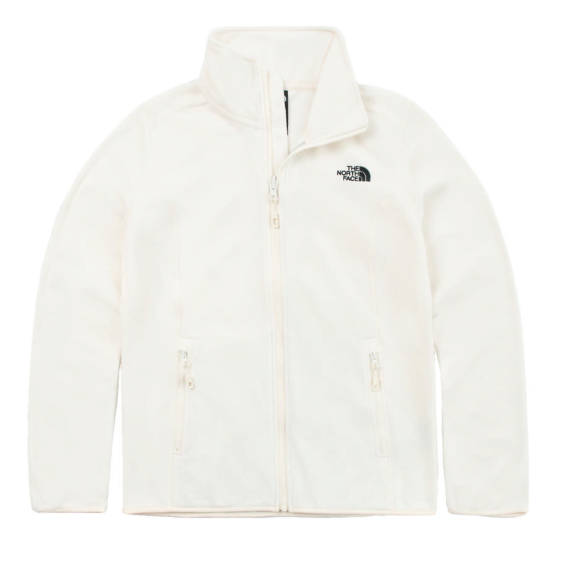 The North Face Women’s White Fleece Jacket | Warm Softshell Outdoor Zip-Up Coat for Hiking & Winter Casual Wear  JUN25