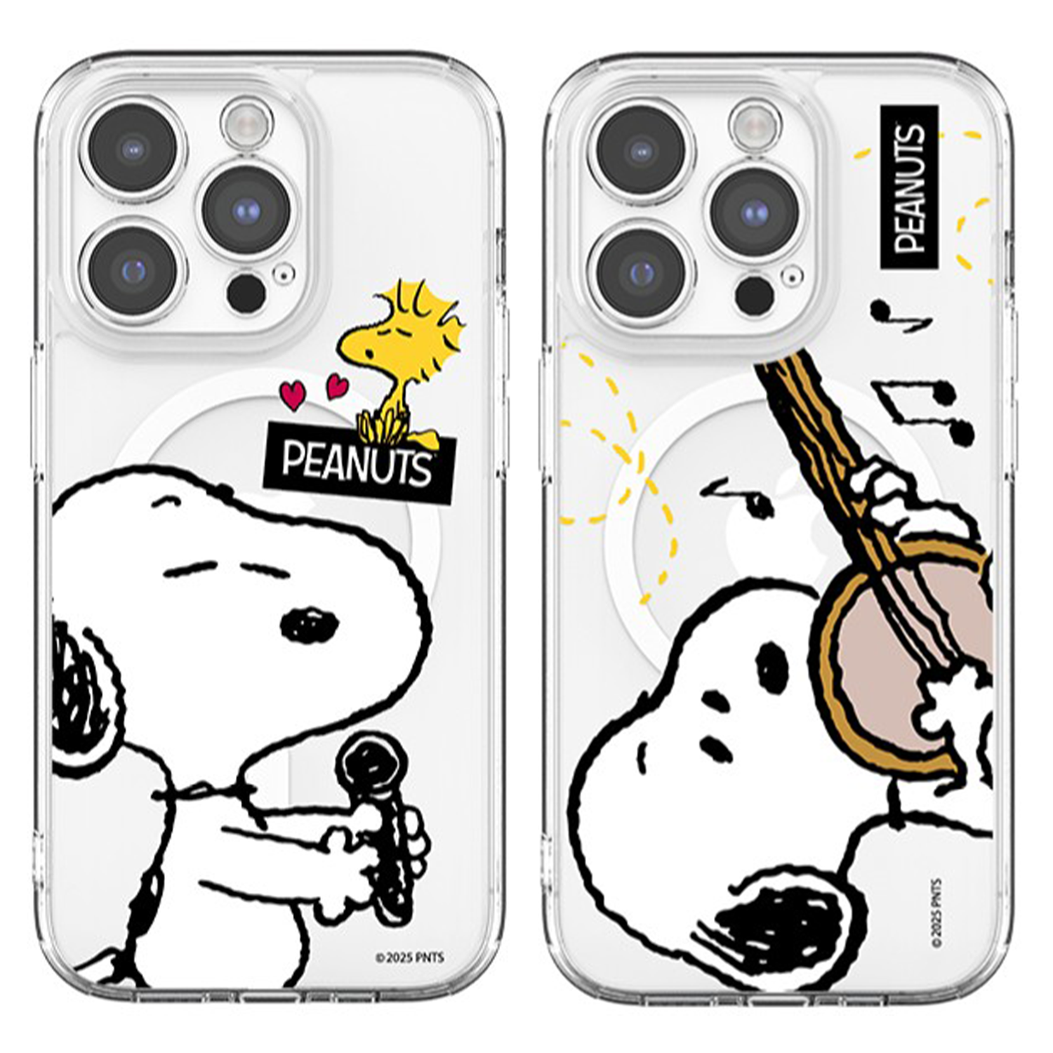 Snoopy - Magsafe Clear Hard Case - 氣墊防撞磁吸充電透明手機保護硬殼 TY
