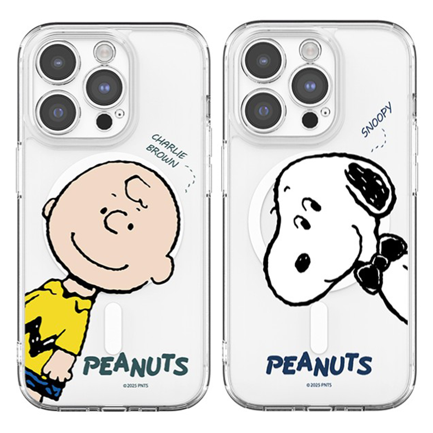 Snoopy - Magsafe Clear Hard Case - 氣墊防撞磁吸充電透明手機保護硬殼 TY