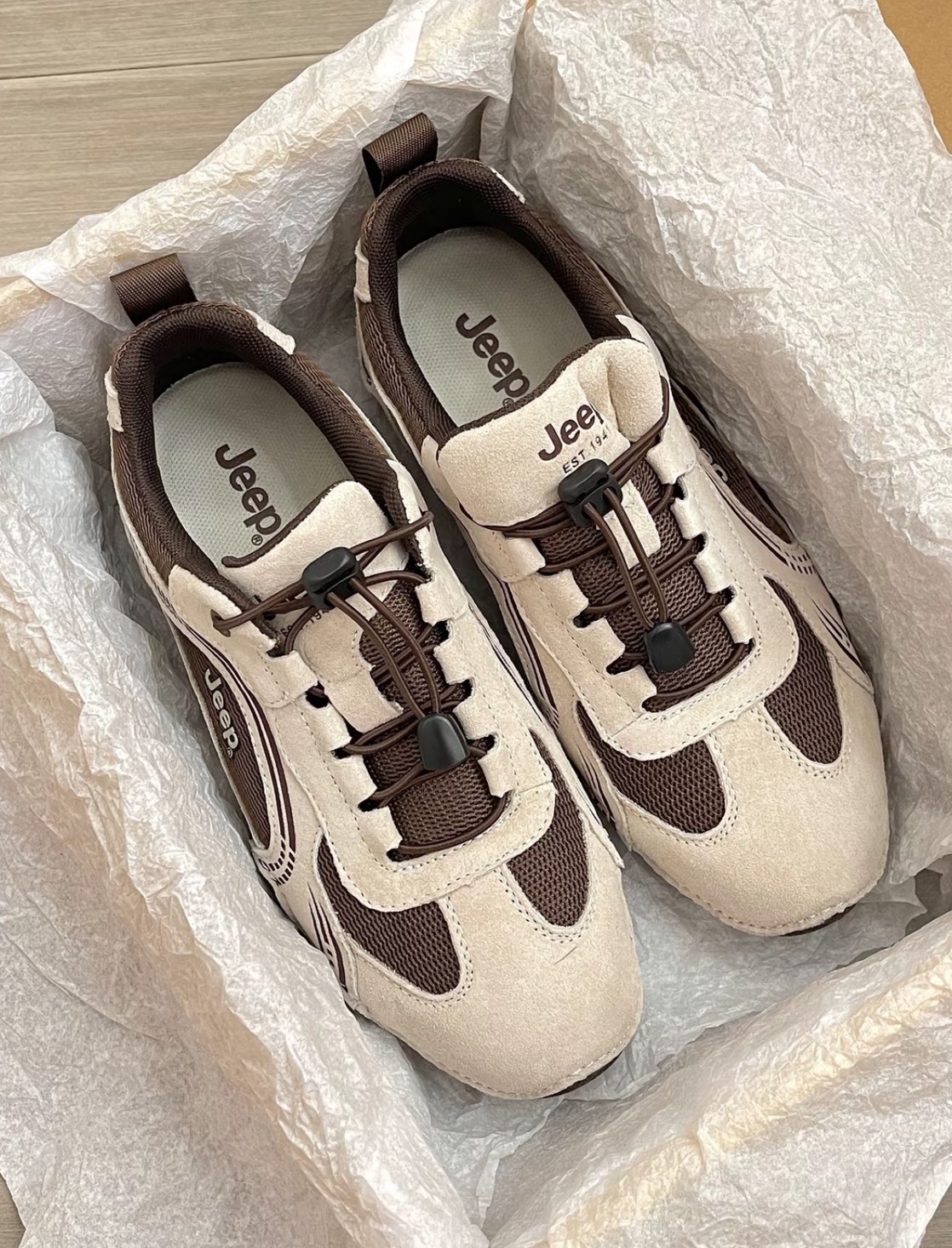 Jeep 吉普 女款 灰咖翻毛皮板鞋復古 翻毛皮 板鞋 ins風 學院風 低幫鞋 氣質做舊 輕盈透氣 防滑耐磨 百搭運動鞋 潮流休閒鞋 Jun25